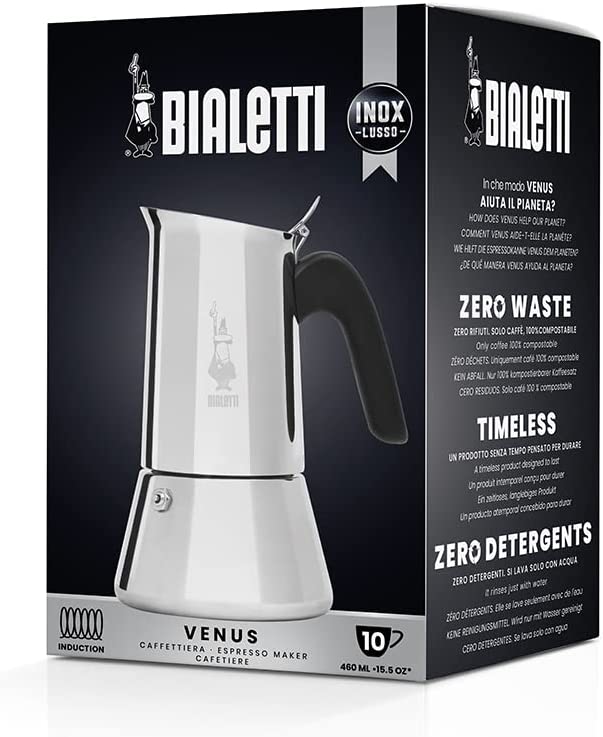 Bialetti venus induction espresso maker 10 cup best sale